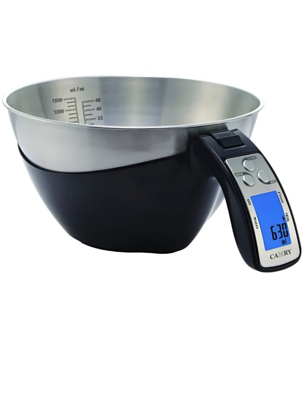 Digital Kitchen Food Scale Measuring Bowl LED Display by Camry